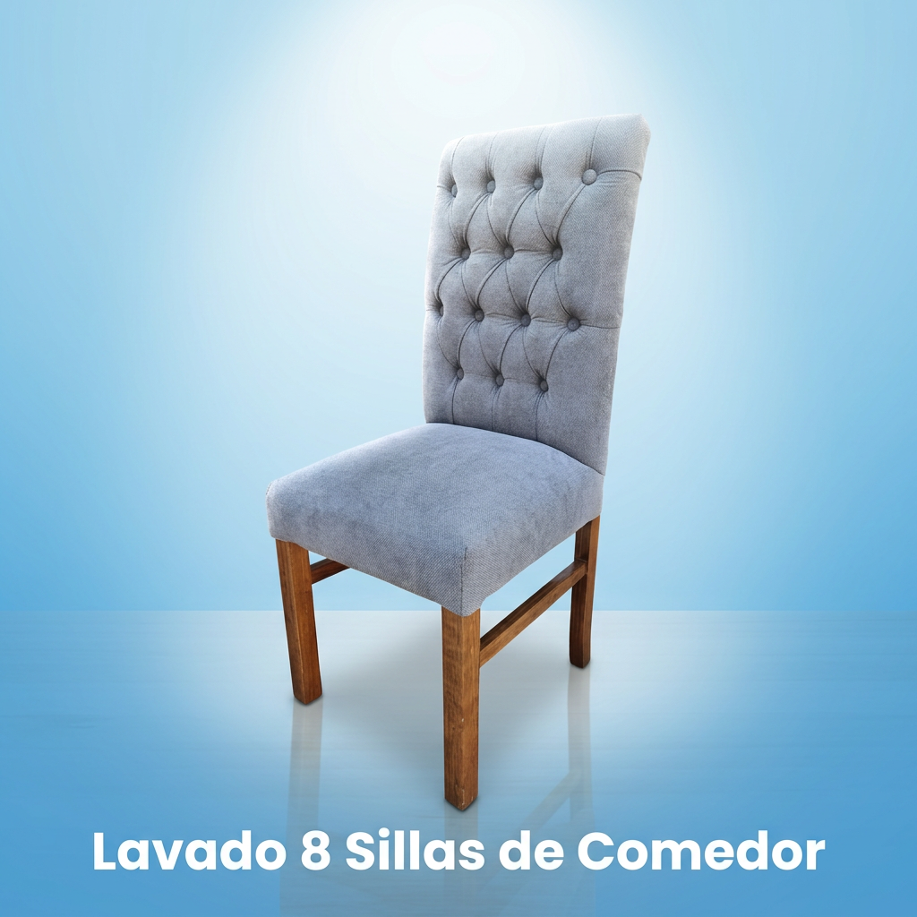 Lavado 8 Sillas de Comedor