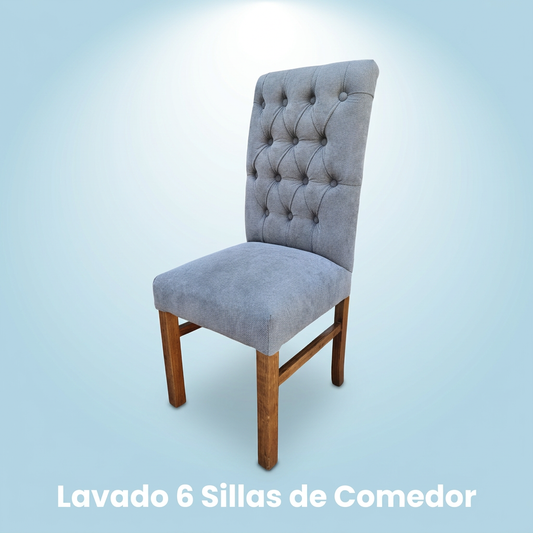 Lavado 6 Sillas de Comedor