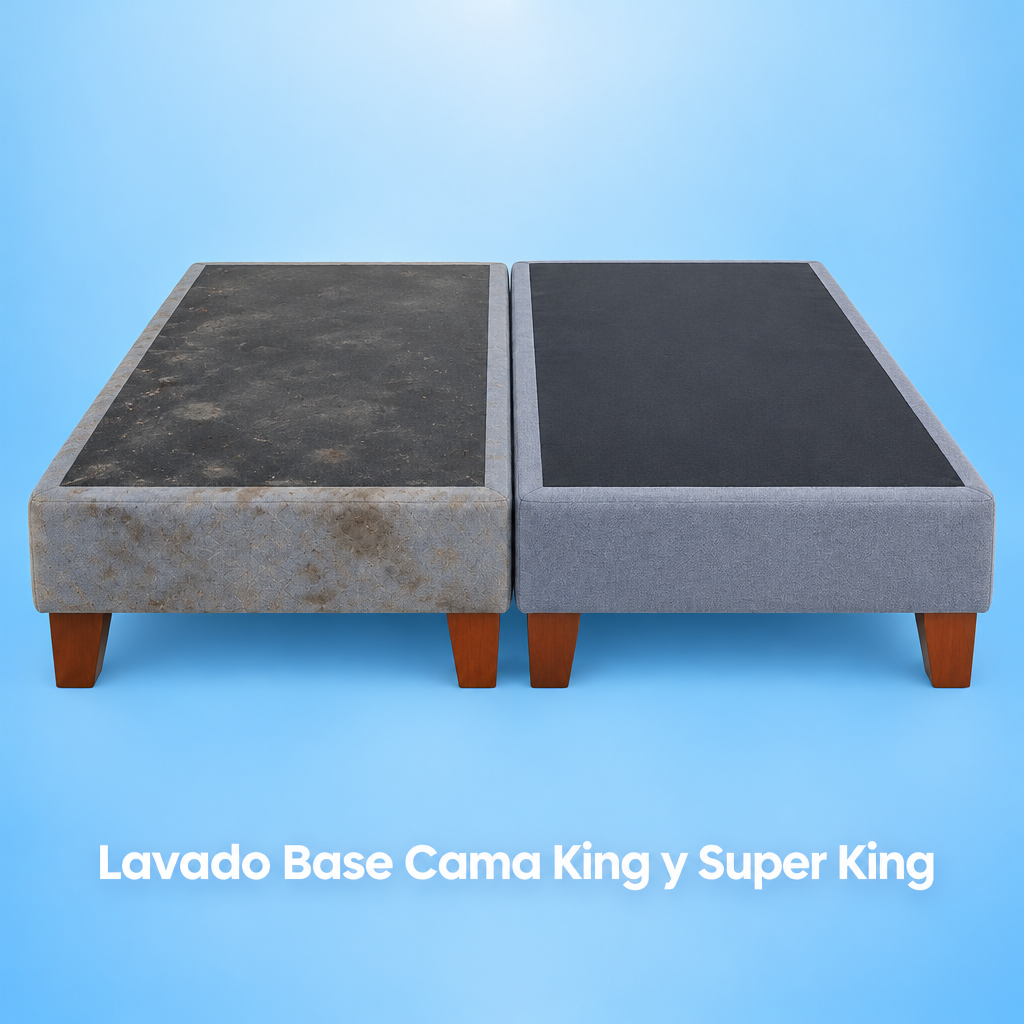 Lavado Base Cama King y Super King