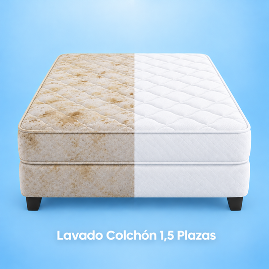 Lavado Colchón 1,5 Plazas