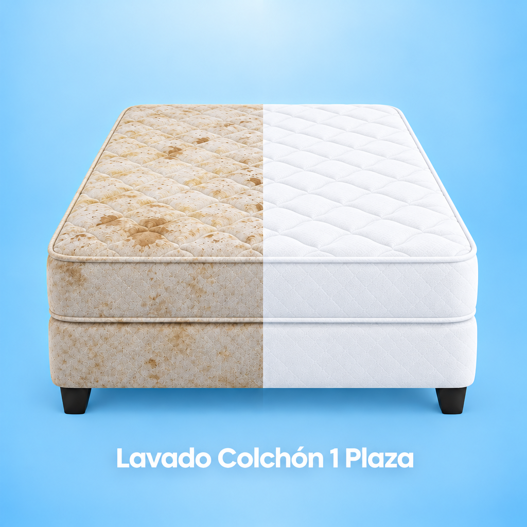 Lavado Colchón 1 Plaza